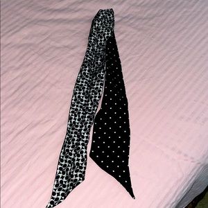 COACH hair ribbon accessory